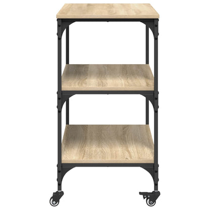 Kuchyňský Vozík Sonoma Dub 60 X 41 X 76 Cm Kompozitní Dřevo