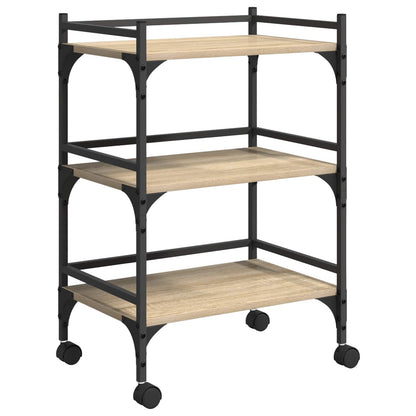 Kuchyňský Vozík Sonoma Dub 50 X 35 X 75,5 Cm Kompozitní Dřevo