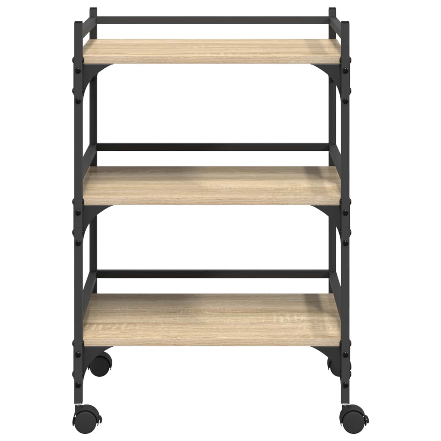 Kuchyňský Vozík Sonoma Dub 50 X 35 X 75,5 Cm Kompozitní Dřevo