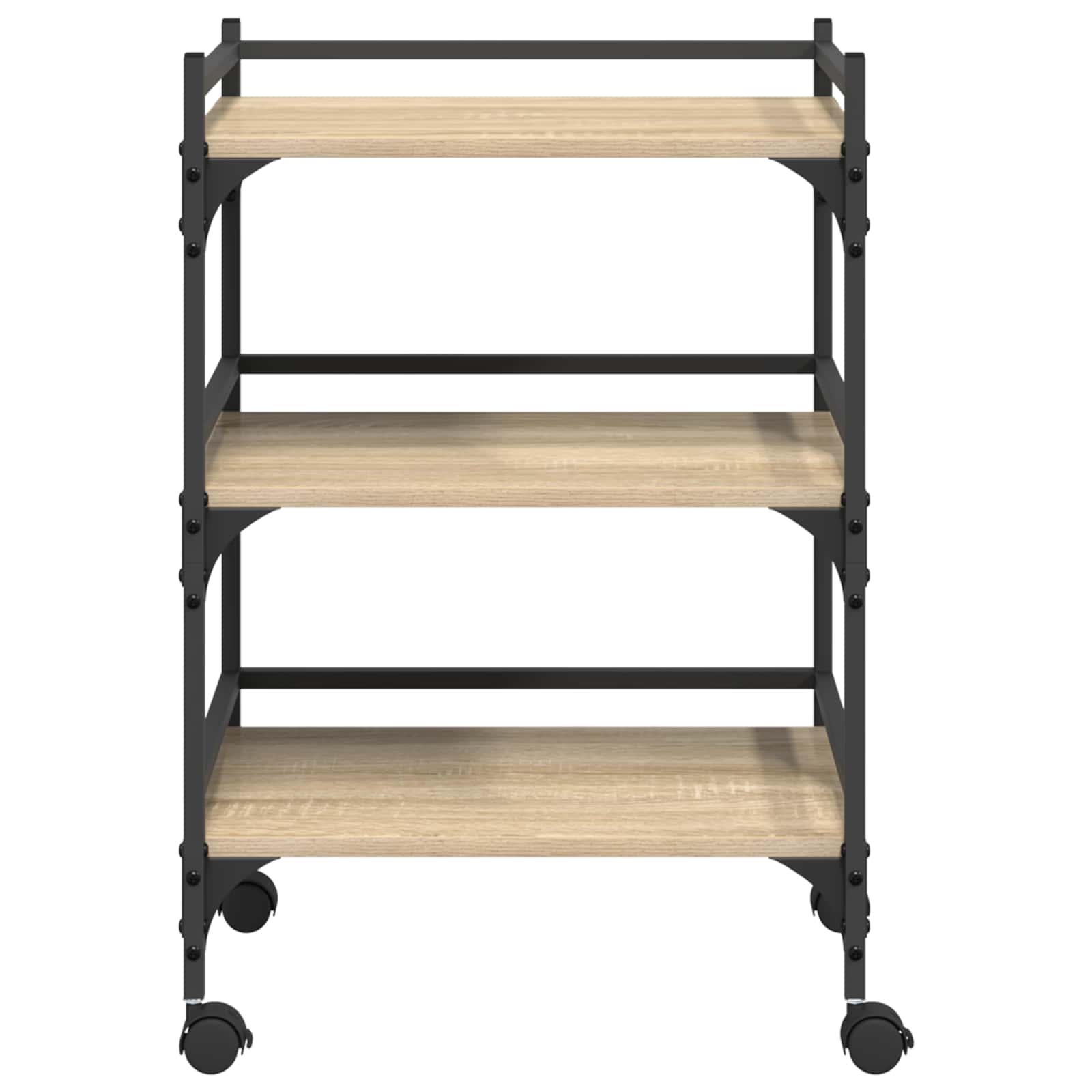 Kuchyňský Vozík Sonoma Dub 50 X 35 X 75,5 Cm Kompozitní Dřevo