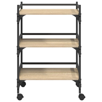 Kuchyňský Vozík Sonoma Dub 50 X 35 X 75,5 Cm Kompozitní Dřevo