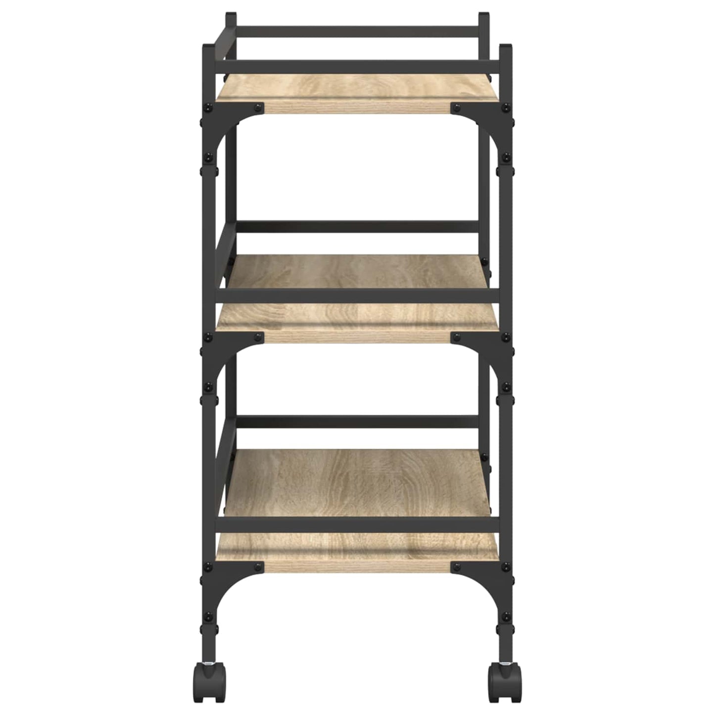 Kuchyňský Vozík Sonoma Dub 50 X 35 X 75,5 Cm Kompozitní Dřevo