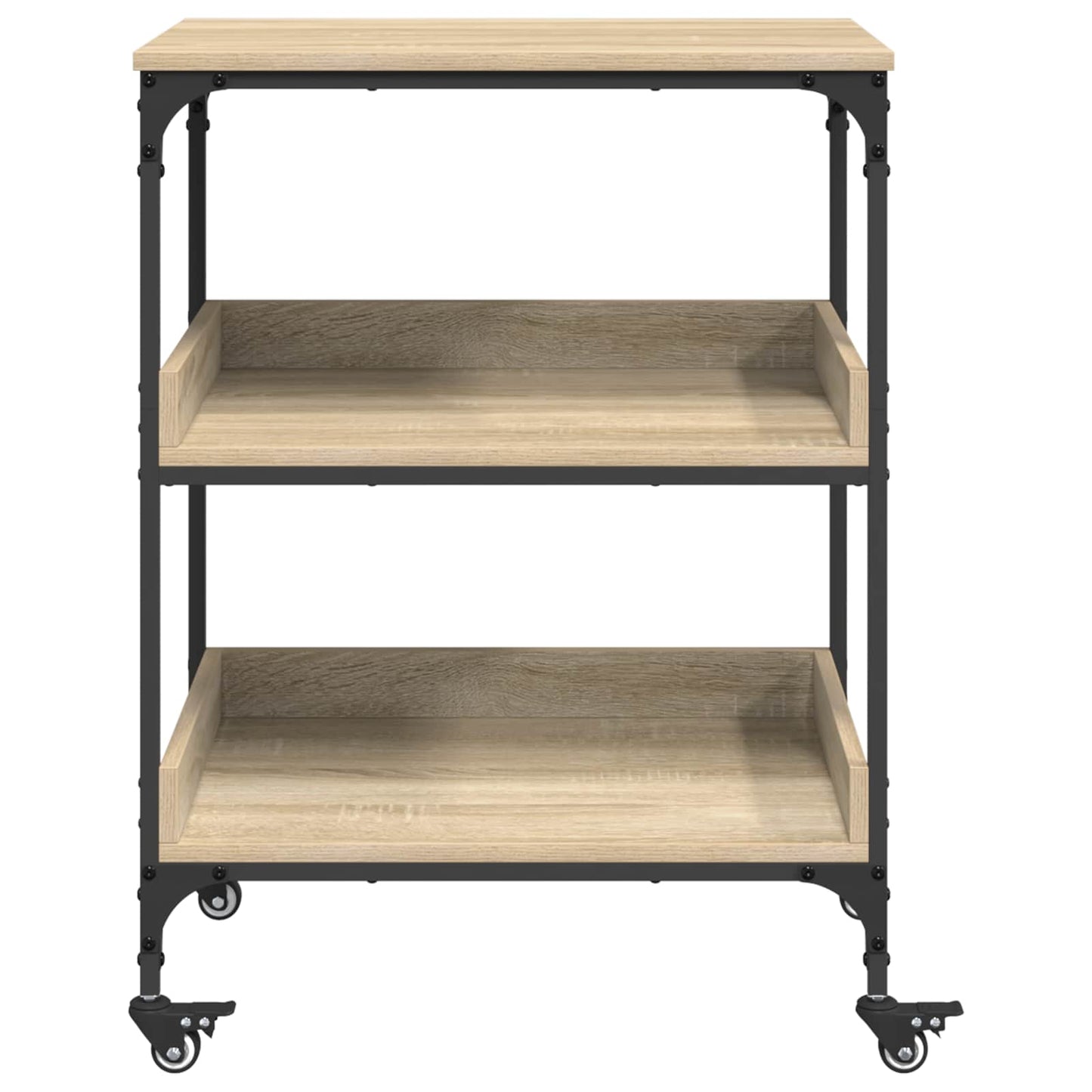Kuchyňský Vozík Sonoma Dub 60 X 41 X 80,5 Cm Kompozitní Dřevo