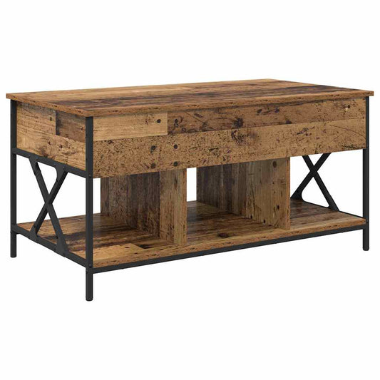 Konferenční Stolek Staré Dřevo 100 X 55 X 48.5 Cm