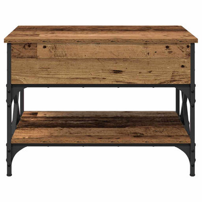 Konferenční Stolek Staré Dřevo 70X50X50Cm Kompozitní Dřevo