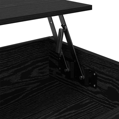 Konferenční Stolek Černý Dub 100 X 50 X 50 Cm Kompozitní Dřevo