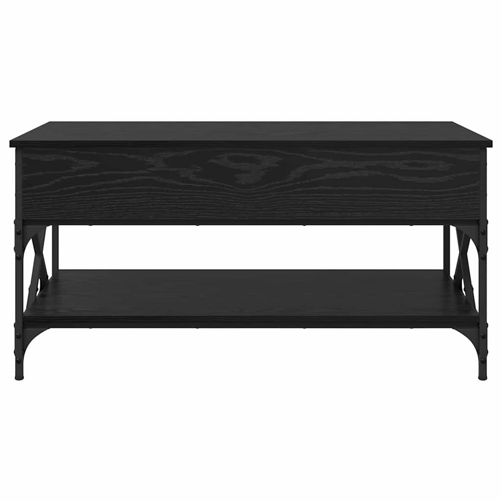 Konferenční Stolek Černý Dub 100 X 50 X 50 Cm Kompozitní Dřevo