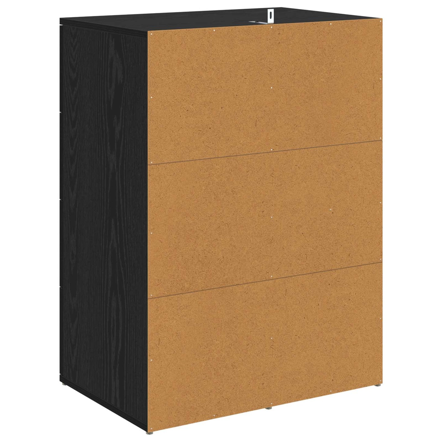 Servírovací Skříň Černý Dub 59 X 39 X 80 Cm Kompozitní Dřevo