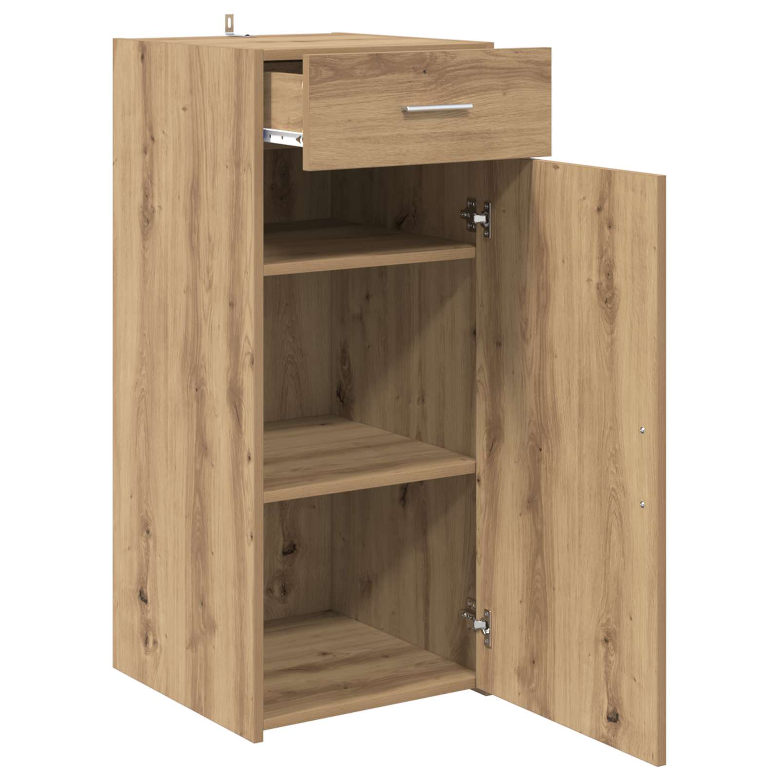 Úložná Skříňka Řemeslný Dub 40 X 42,5 X 93 Cm Dřevěný Materiál