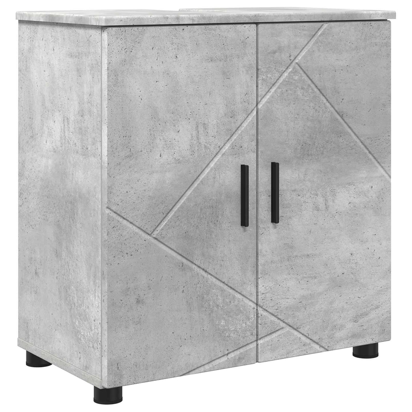 Koupelnová Skříň Betonově Šedá 61 X 35 X 64 Cm