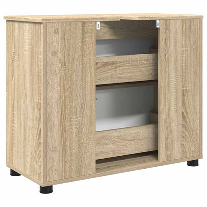 Koupelnová Skříň Sonoma Dub 76,5 X 35 X 64 Cm