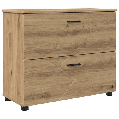 Koupelnová Skříň Se Zásuvkou Artisanový Dub 76,5 X 35 X 64 Cm