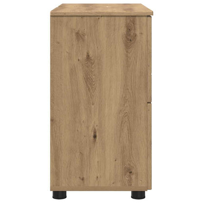 Koupelnová Skříň Se Zásuvkou Artisanový Dub 76,5 X 35 X 64 Cm