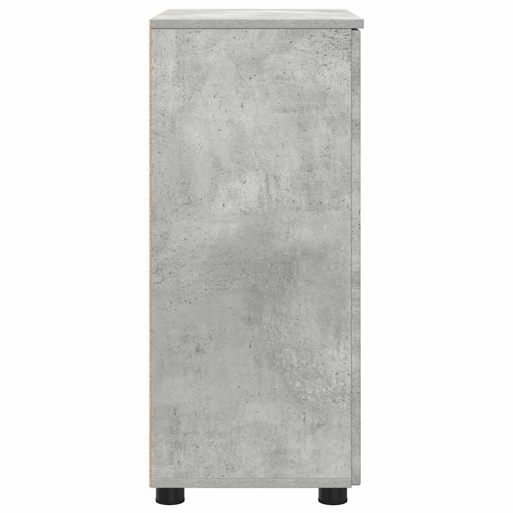 Koupelnová Skříň Betonově Šedá 60 X 35 X 80 Cm