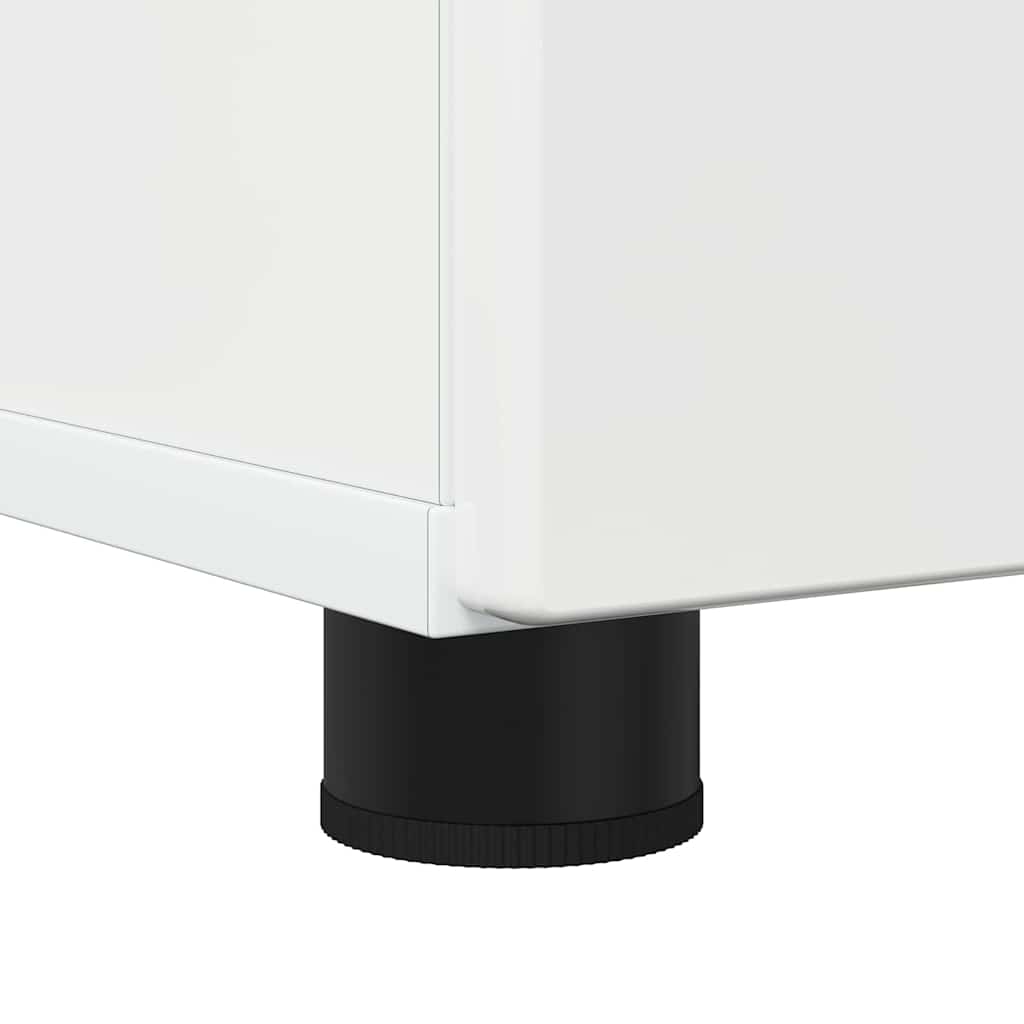 Koupelnová Skříň S Úložištěm Vysoce Lesklá Bílá 60 X 35 X 80 Cm
