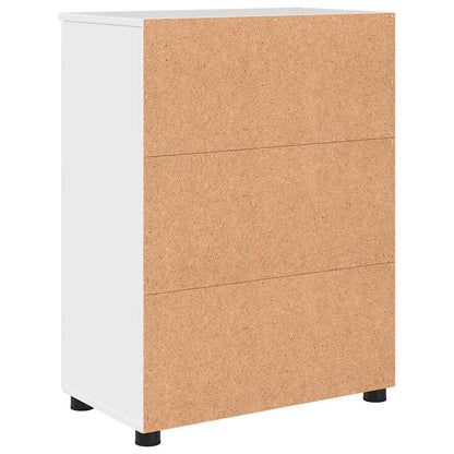 Koupelnová Skříň S Úložištěm Vysoce Lesklá Bílá 60 X 35 X 80 Cm