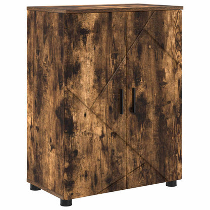 Koupelnová Skříň Kouřový Dub 60 X 35 X 80 Cm