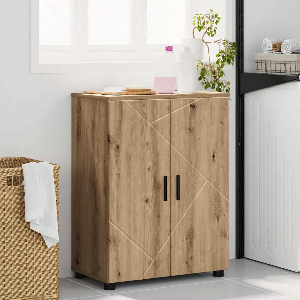 Koupelnová Skříň Artisanový Dub 60 X 35 X 80 Cm