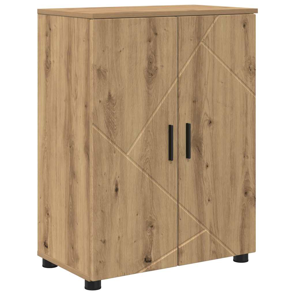 Koupelnová Skříň Artisanový Dub 60 X 35 X 80 Cm