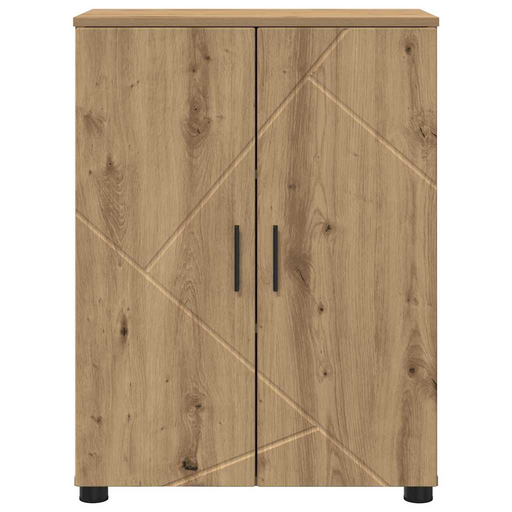 Koupelnová Skříň Artisanový Dub 60 X 35 X 80 Cm