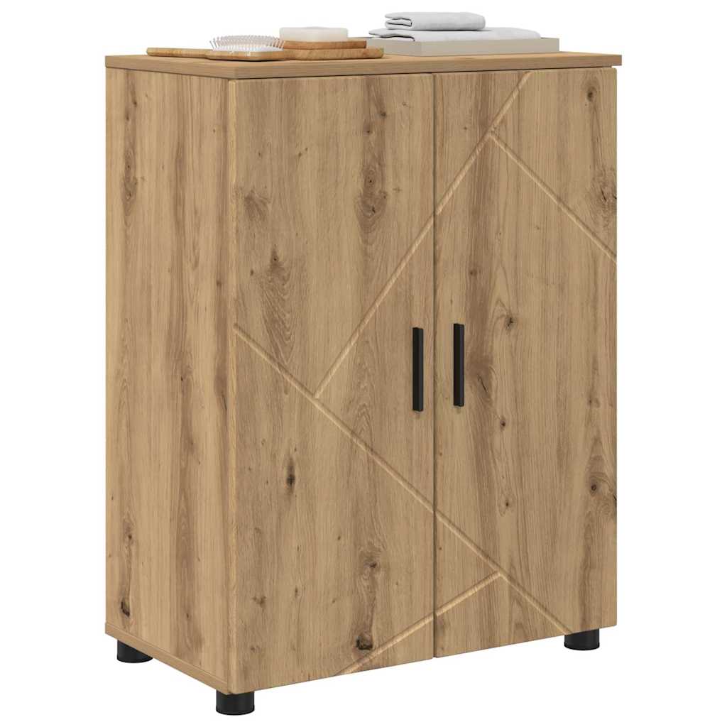 Koupelnová Skříň Artisanový Dub 60 X 35 X 80 Cm
