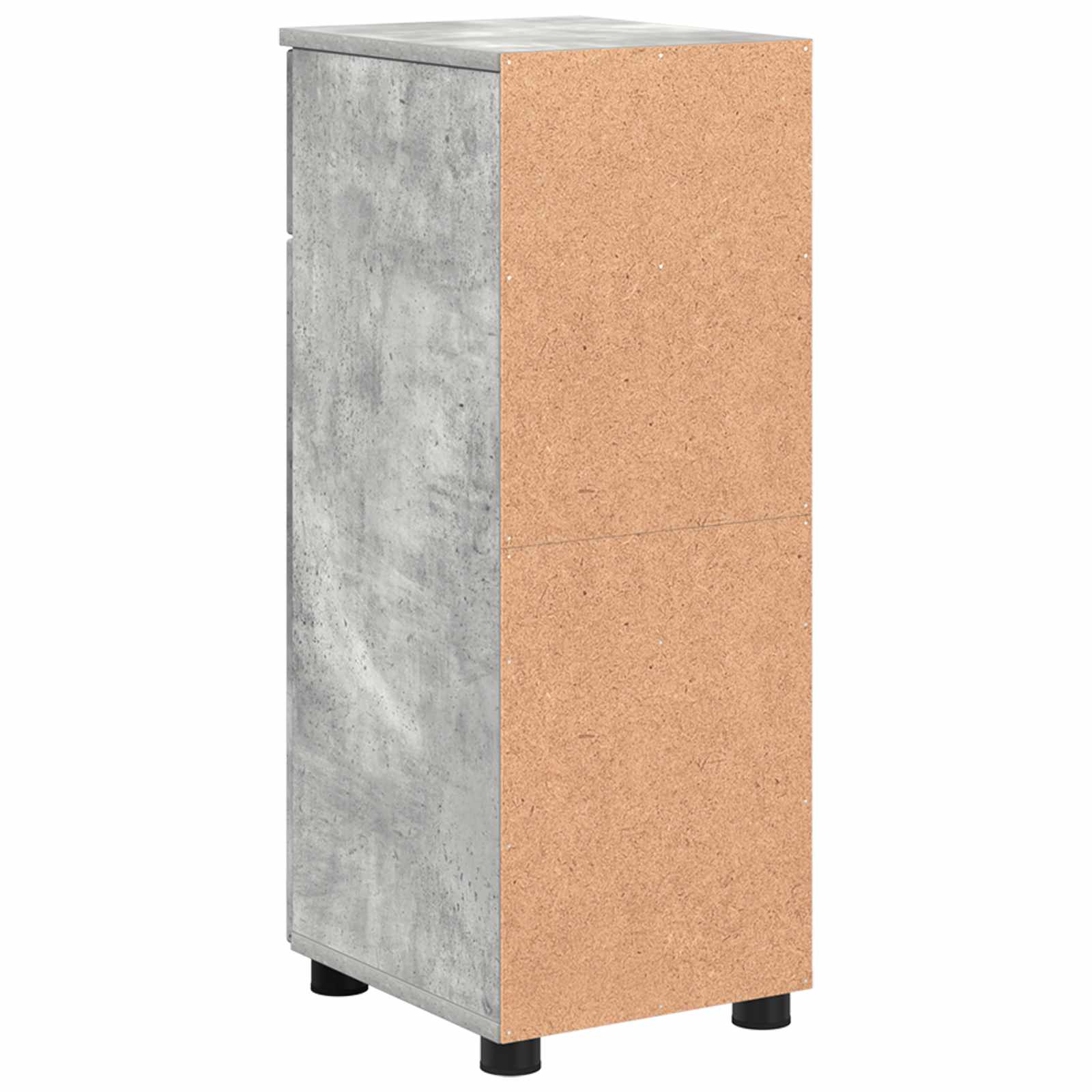 Koupelnová Skříň Betonově Šedá 30 X 35 X 80 Cm