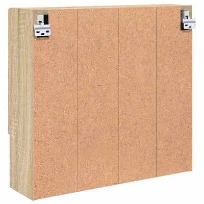 Zrcadlová Skříň Sonoma Dub 59 X 17 X 55 Cm Kompozitní Dřevo