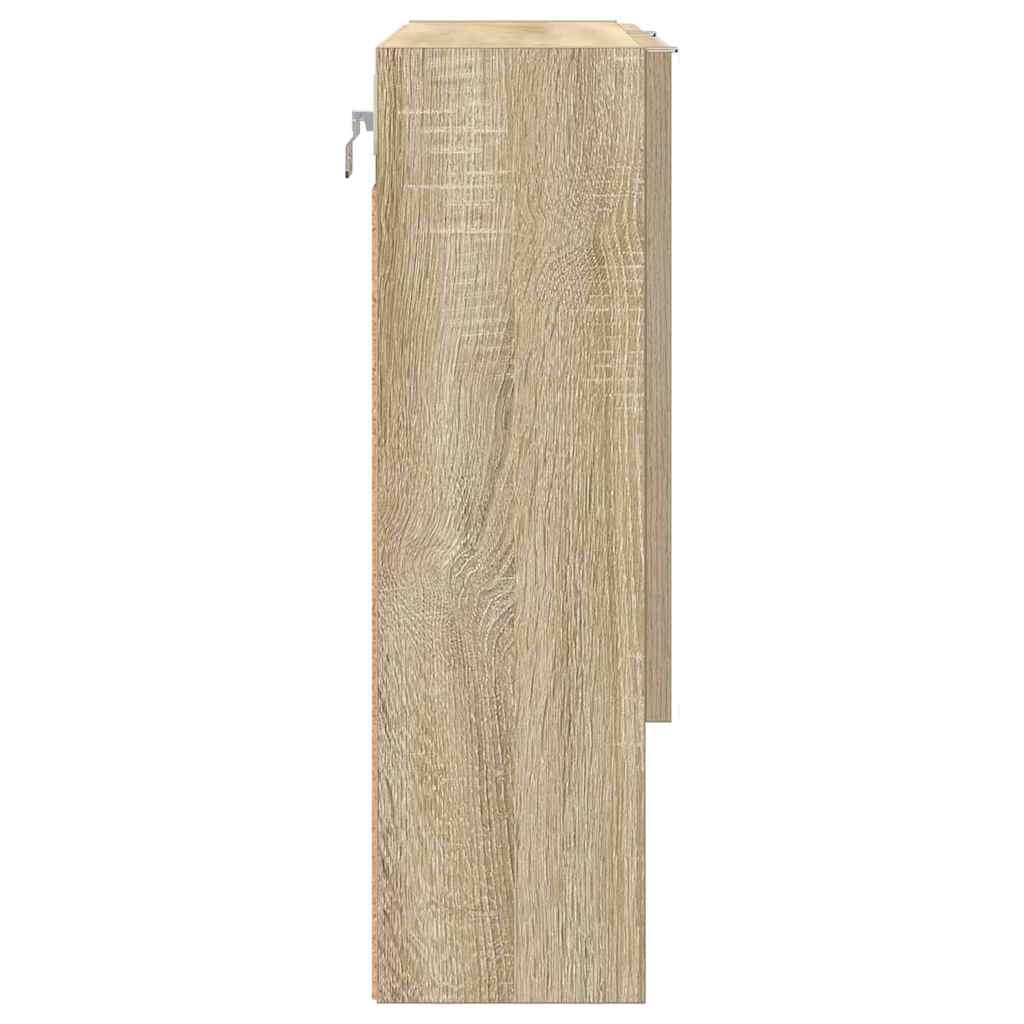 Zrcadlová Skříň Sonoma Dub 59 X 17 X 55 Cm Kompozitní Dřevo