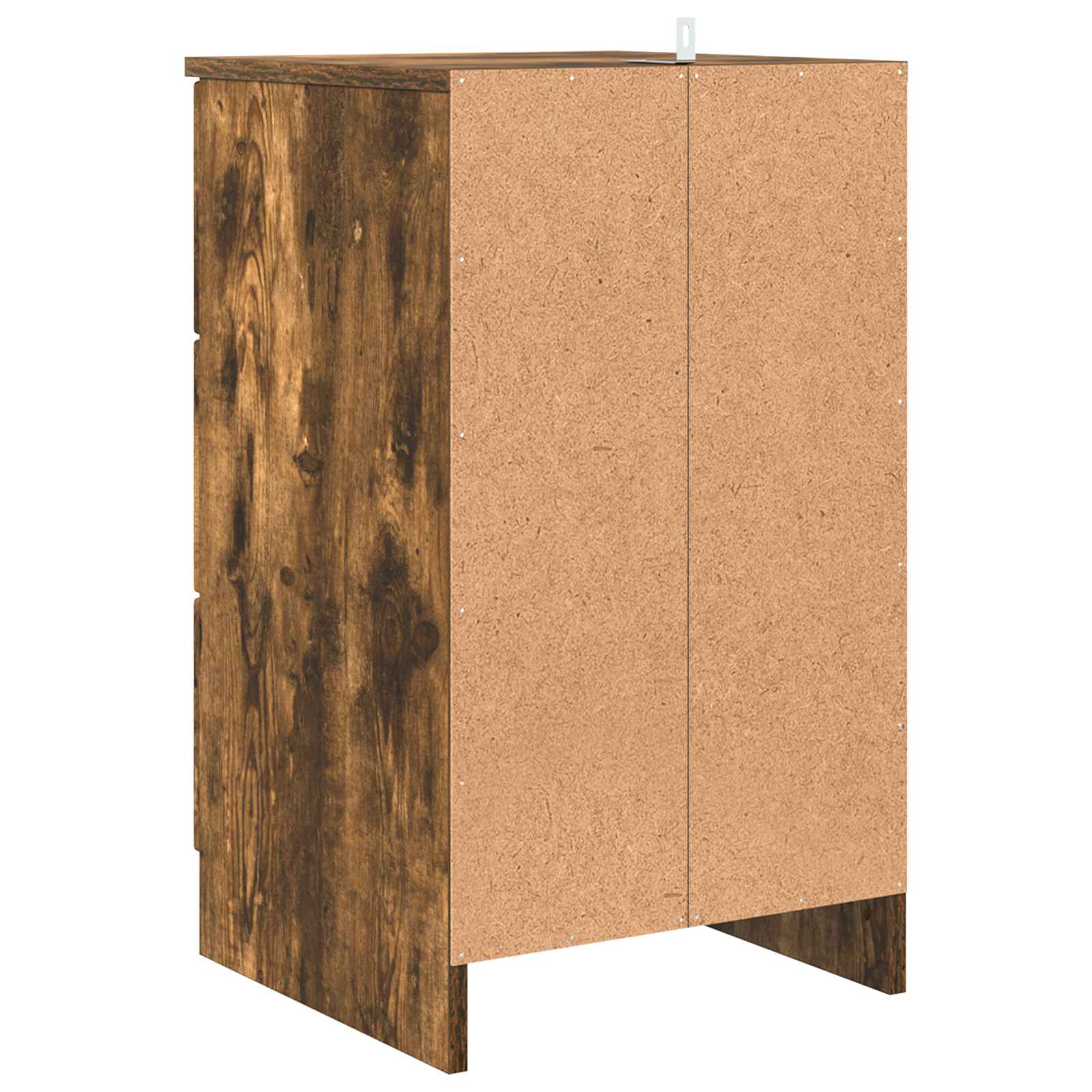 Noční Skříňka Kouřový Dub 38 X 38 X 66 Cm Kompozitní Dřevo