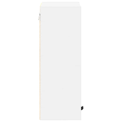 Koupelnová Skříň Bílá 39 X 23,5 X 65 Cm Kompozitní Dřevo, Kov
