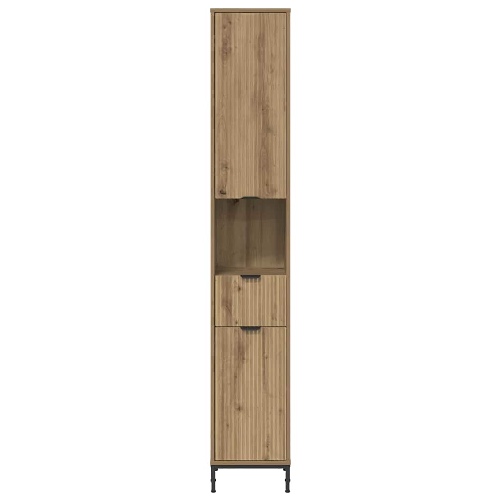 Koupelnová Skříň Artisanový Dub 31,5 X 33 X 190 Cm
