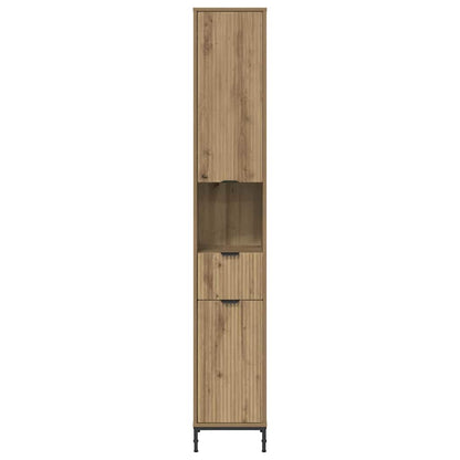Koupelnová Skříň Artisanový Dub 31,5 X 33 X 190 Cm