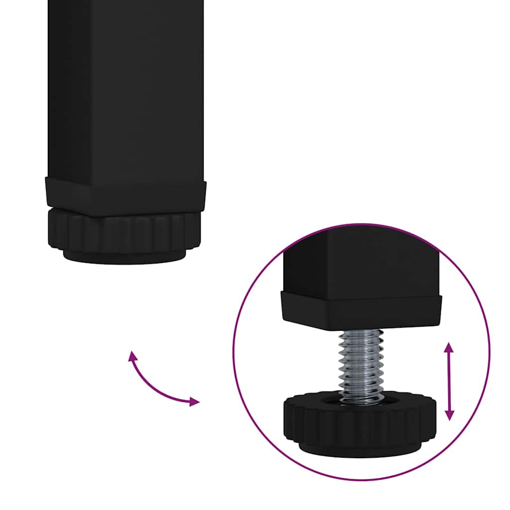 Skříňka Pod Umyvadlo Černá 60,5 X 33,5 X 61 Cm Kompozitní Dřevo