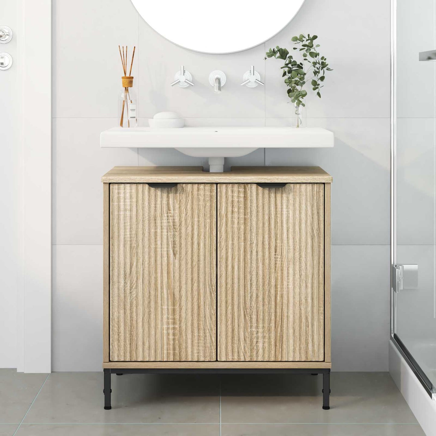 Skříňka Pod Umyvadlo Sonoma Dub 60,5 X 33,5 X 61 Cm