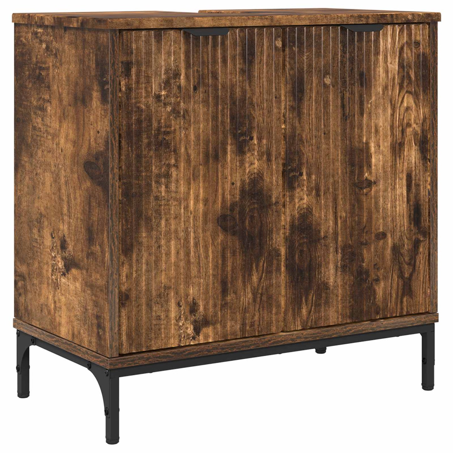 Skříňka Pod Umyvadlo Kouřový Dub 60,5 X 33,5 X 61 Cm