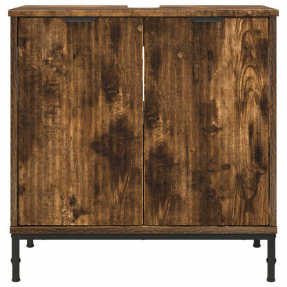 Skříňka Pod Umyvadlo Kouřový Dub 60,5 X 33,5 X 61 Cm