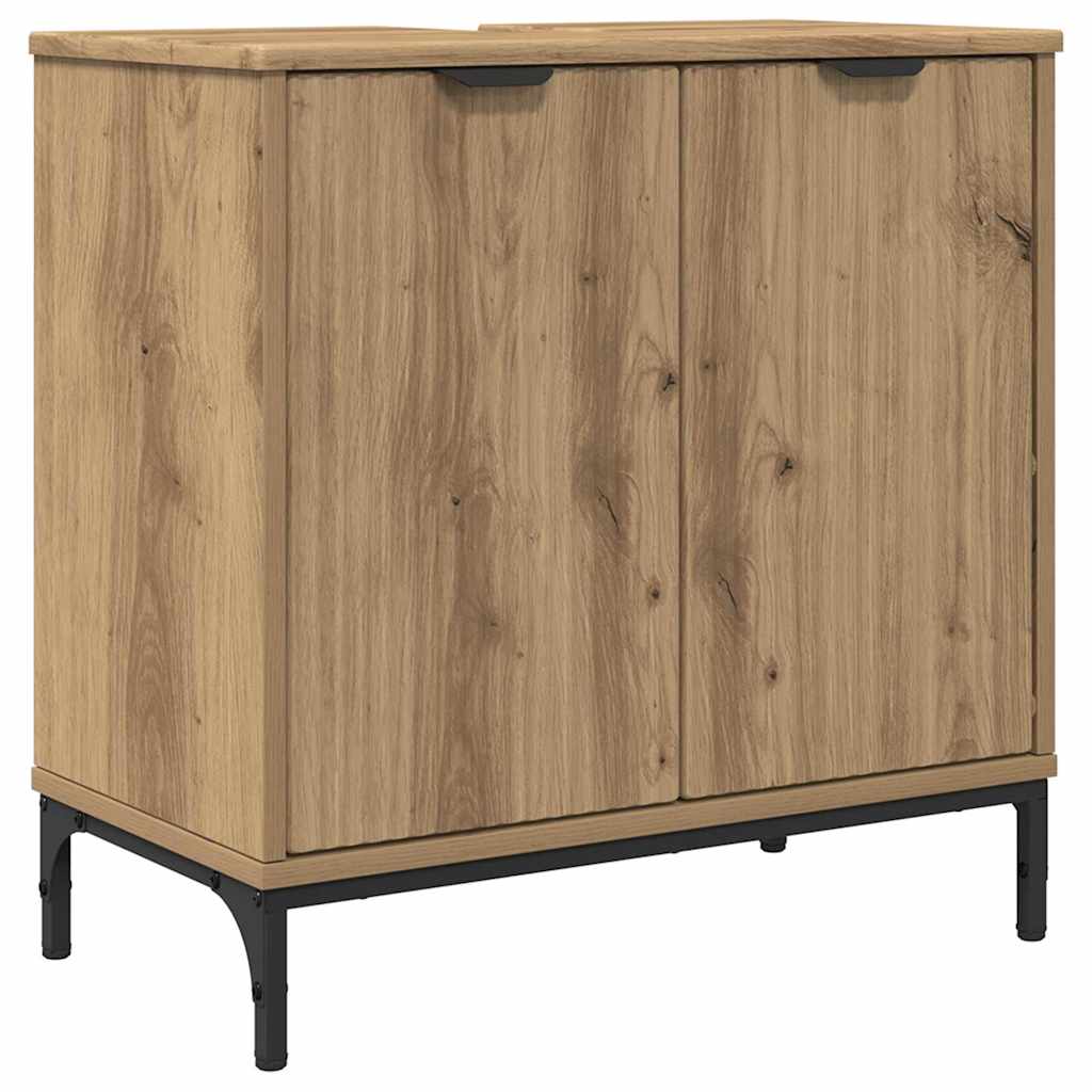 Skříňka Pod Umyvadlo Artisanový Dub 60,5 X 33,5 X 61 Cm