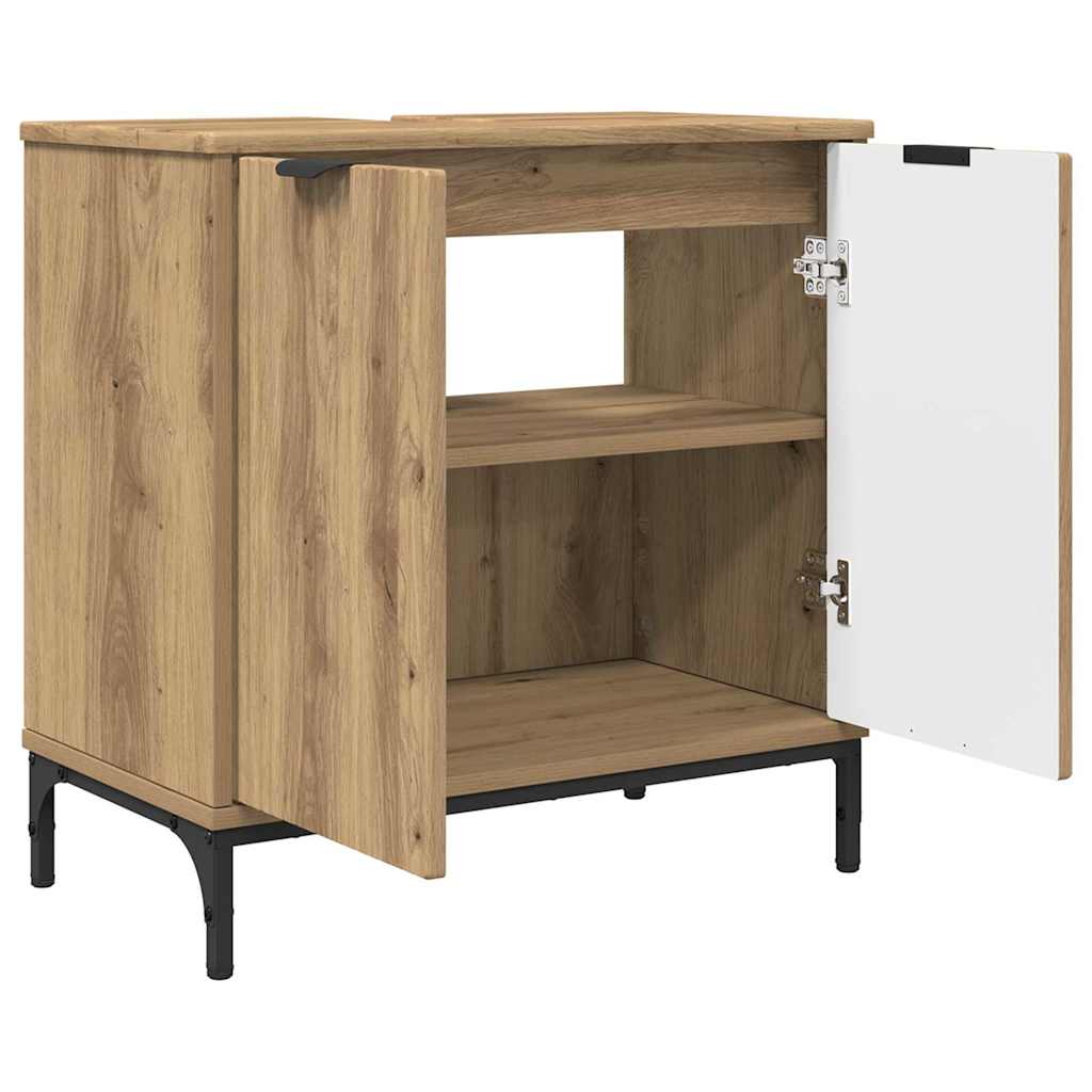 Skříňka Pod Umyvadlo Artisanový Dub 60,5 X 33,5 X 61 Cm