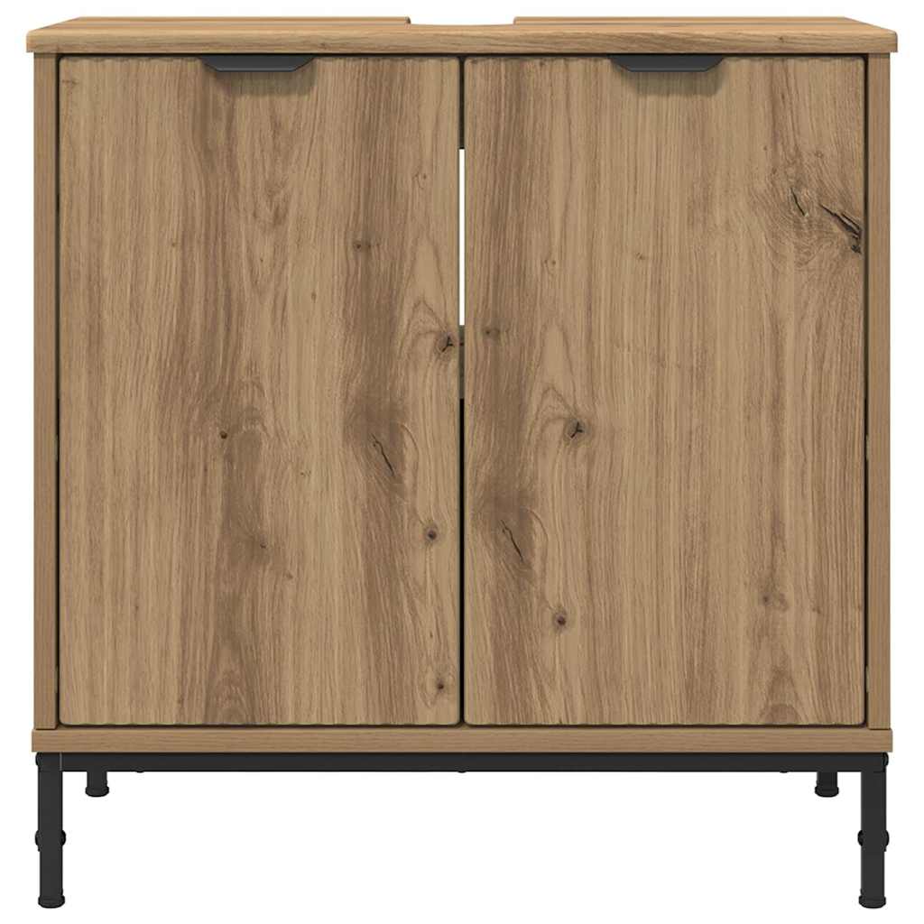 Skříňka Pod Umyvadlo Artisanový Dub 60,5 X 33,5 X 61 Cm