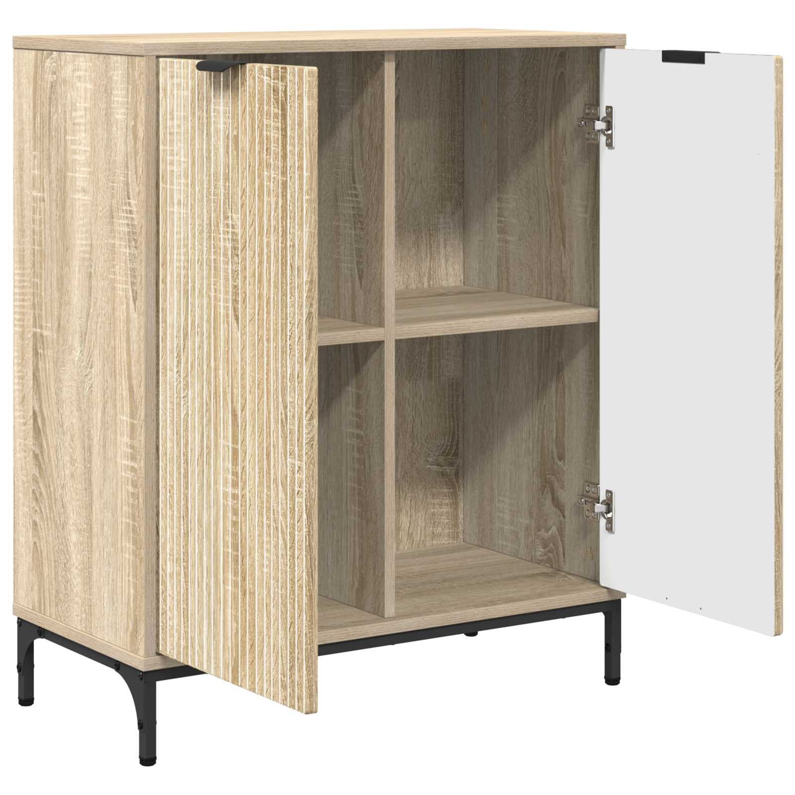 Servírovací Skříň Sonoma Dub 69,5 X 33 X 82 Cm Kompozitní Dřevo