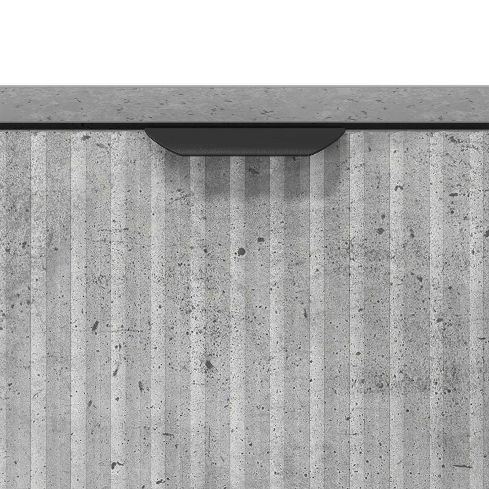 Servírovací Skříň Betonově Šedá 69,5 X 33 X 82 Cm