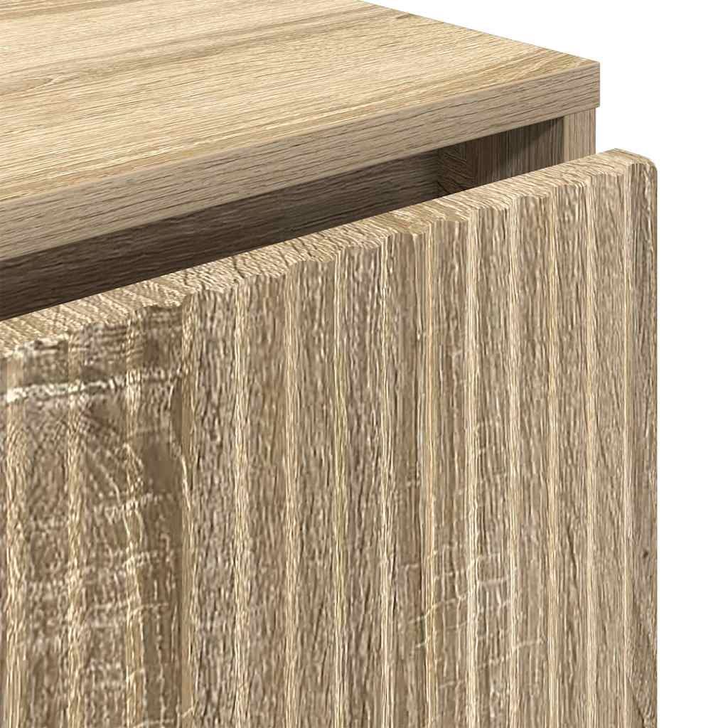 Servírovací Skříň Sonoma Dub 79,5 X 33 X 82 Cm Kompozitní Dřevo