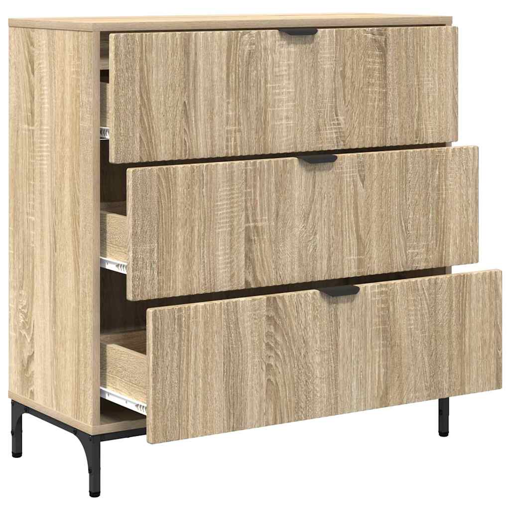 Servírovací Skříň Sonoma Dub 79,5 X 33 X 82 Cm Kompozitní Dřevo