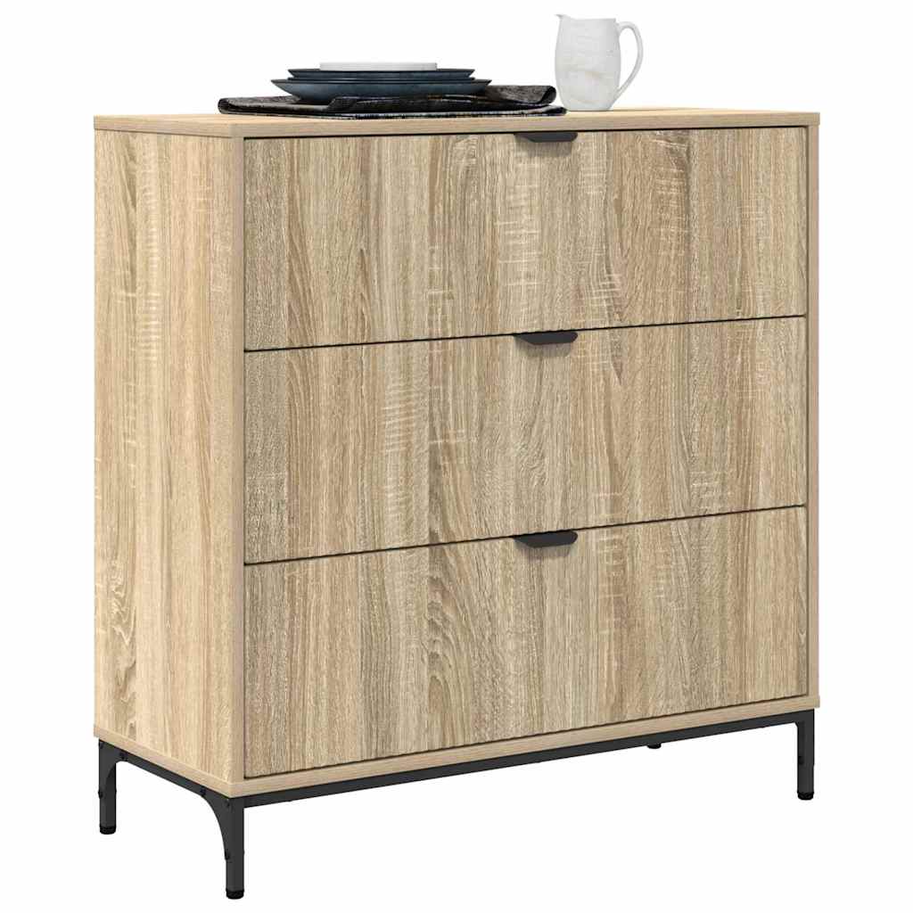 Servírovací Skříň Sonoma Dub 79,5 X 33 X 82 Cm Kompozitní Dřevo