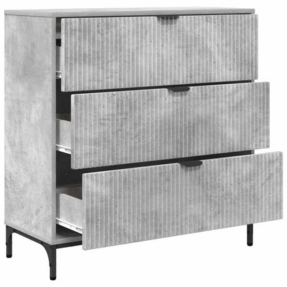 Servírovací Skříň Betonově Šedá 79,5 X 33 X 82 Cm