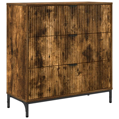 Servírovací Skříň Kouřový Dub 79,5 X 33 X 82 Cm