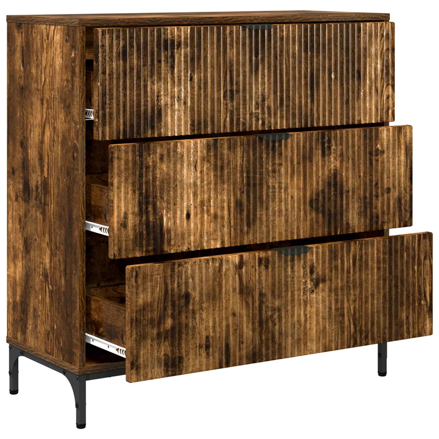 Servírovací Skříň Kouřový Dub 79,5 X 33 X 82 Cm