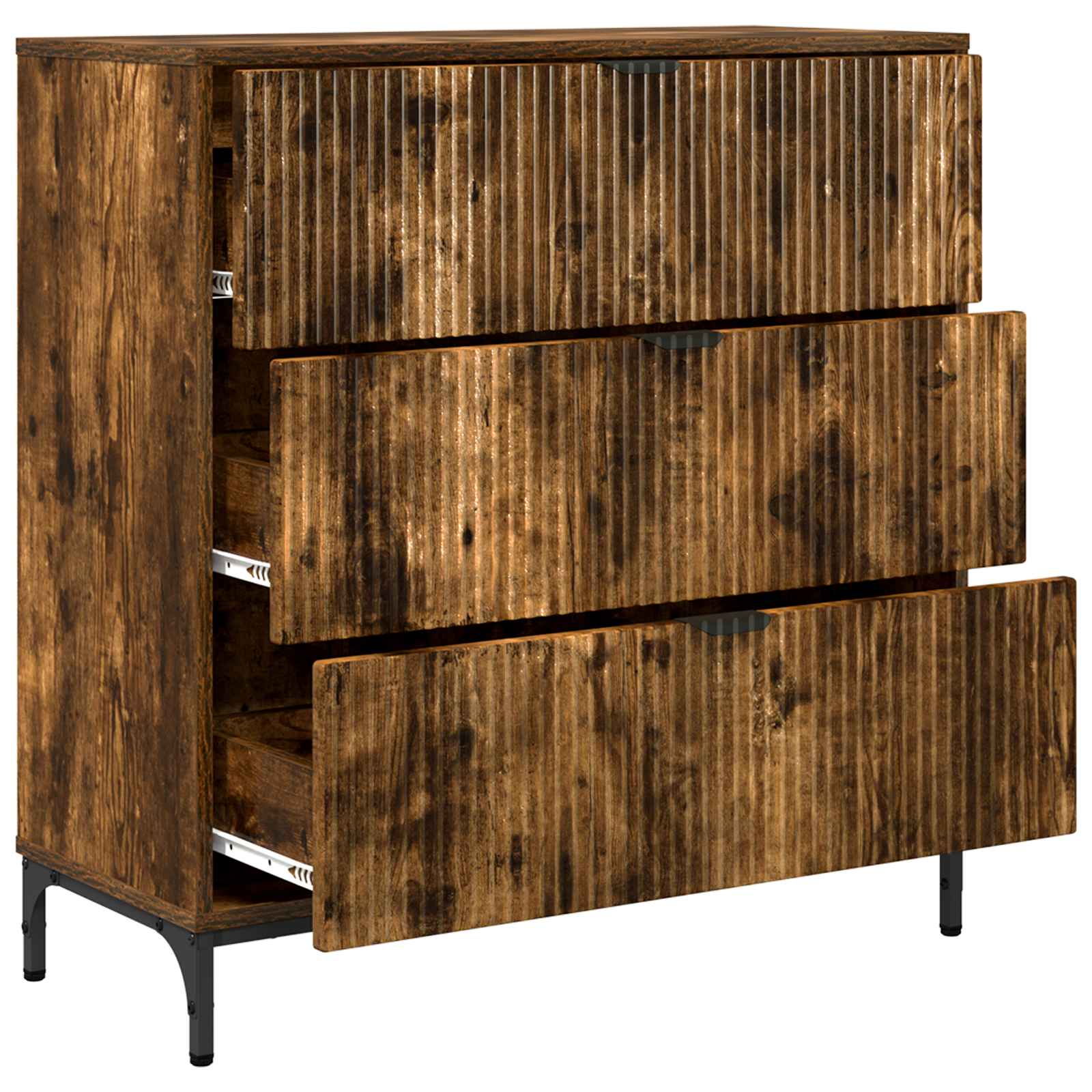 Servírovací Skříň Kouřový Dub 79,5 X 33 X 82 Cm