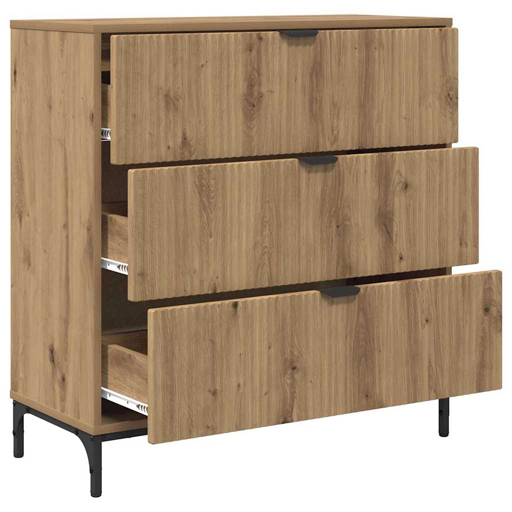 Servírovací Skříň Se Zásuvkou Artisanový Dub 79,5 X 33 X 82 Cm
