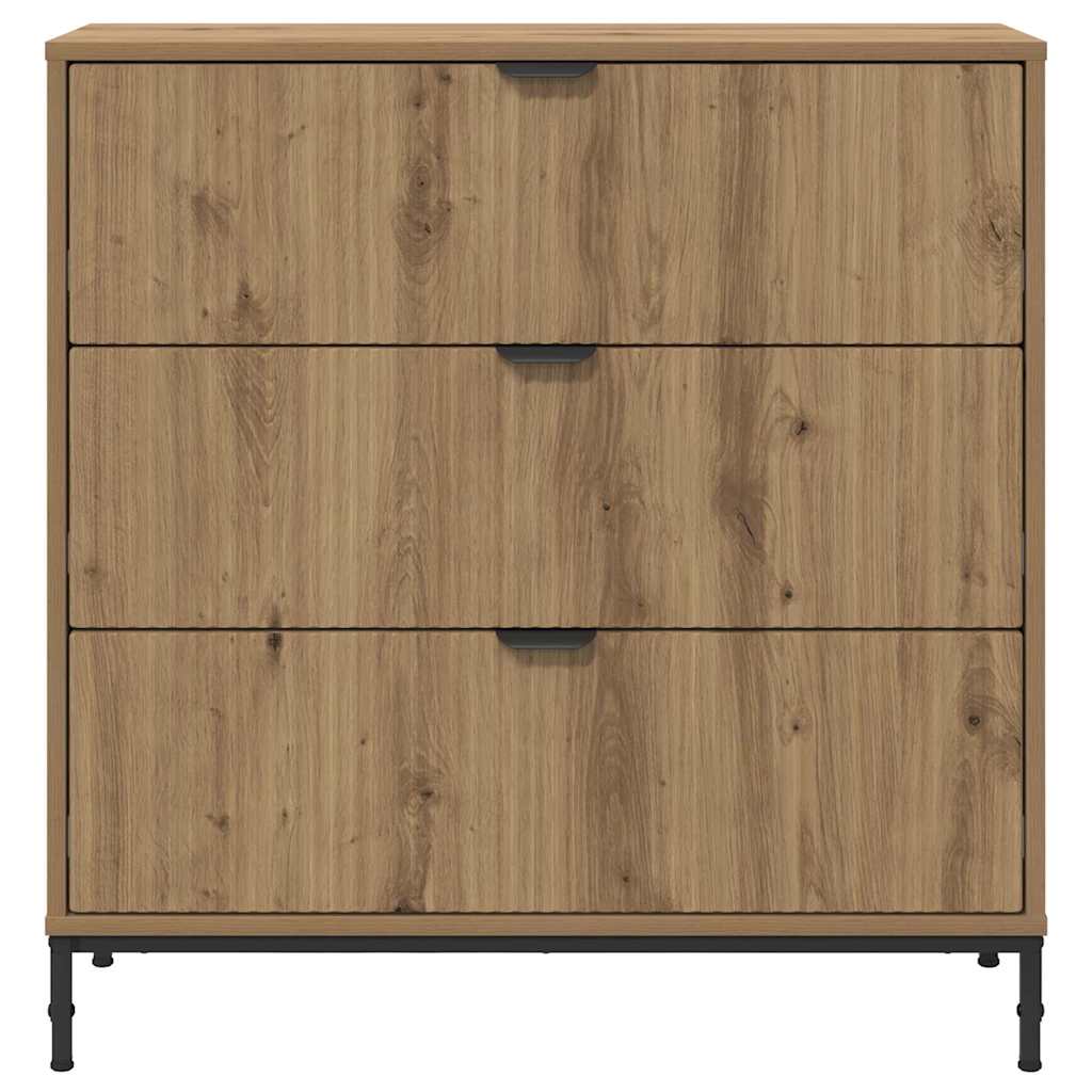 Servírovací Skříň Se Zásuvkou Artisanový Dub 79,5 X 33 X 82 Cm